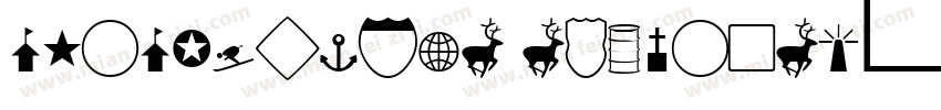 geographics symbols字体转换